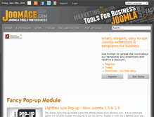 Tablet Screenshot of joomace.com